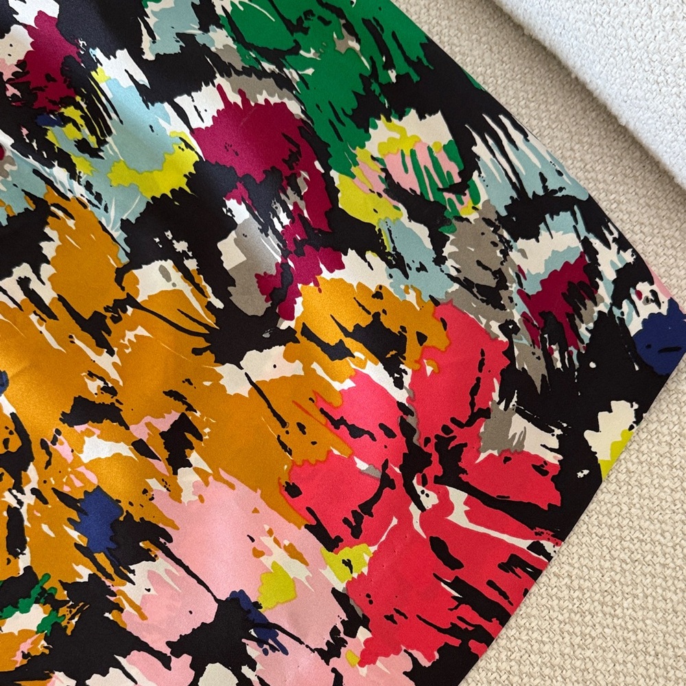 J. Crew Multicolor Ruffle Sleeve Top - Picture 3 of 3